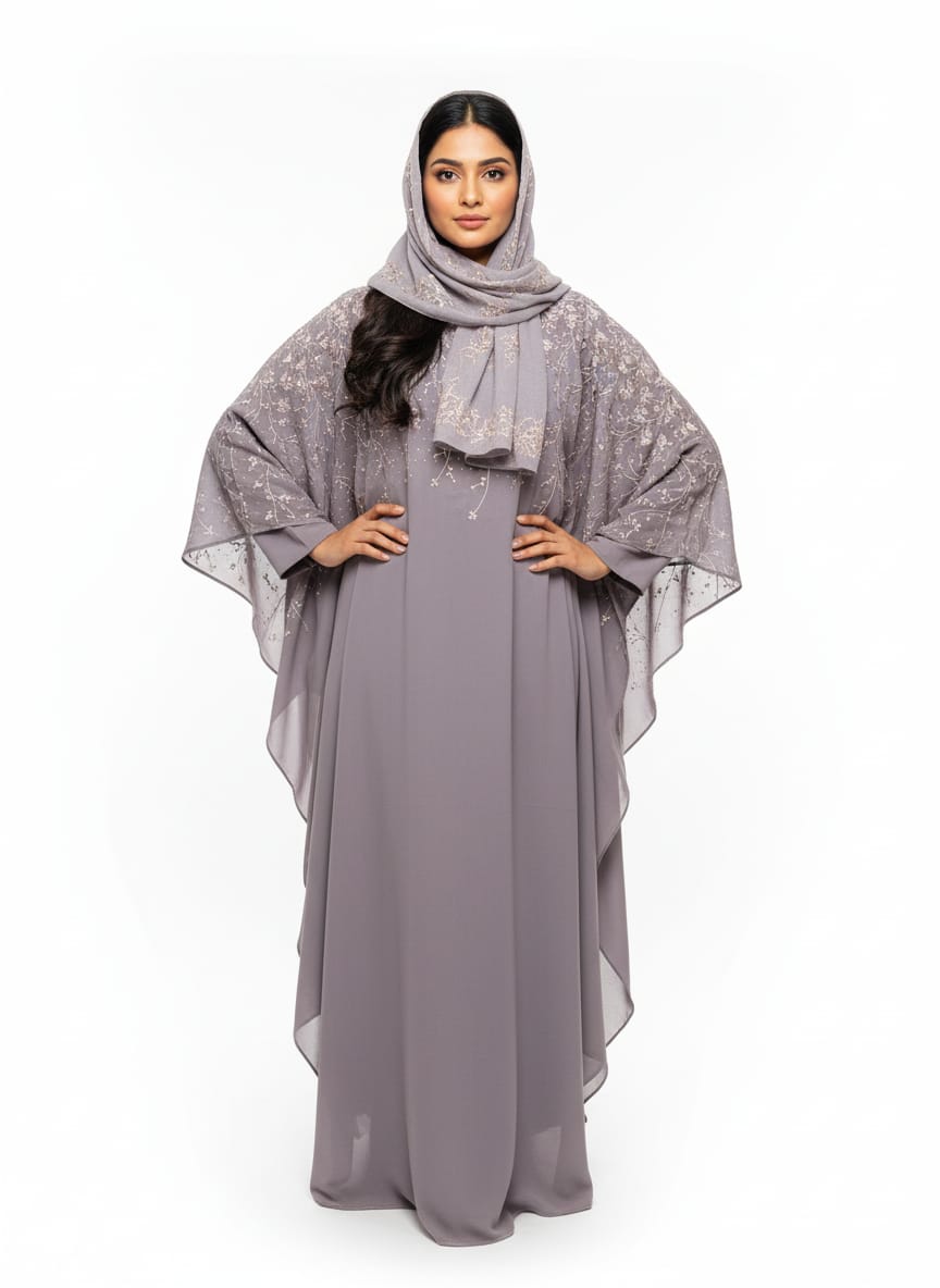 Kaftan Abaya – Diamond Georgette